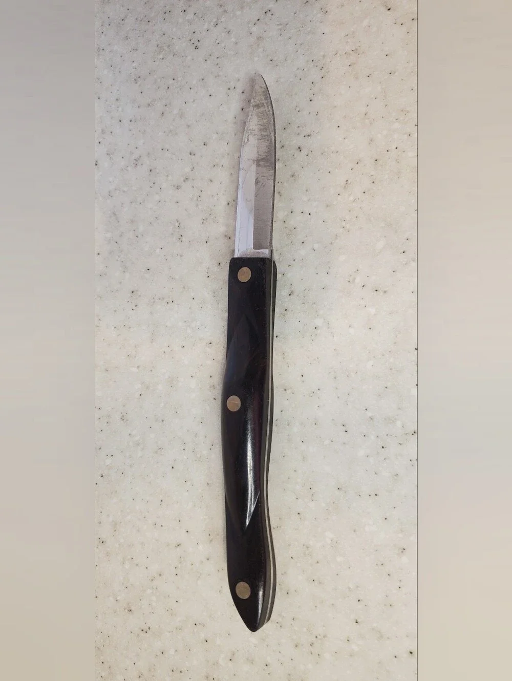 Vintage Cutco 1720 KA Paring Knife Brown Handle USA 3